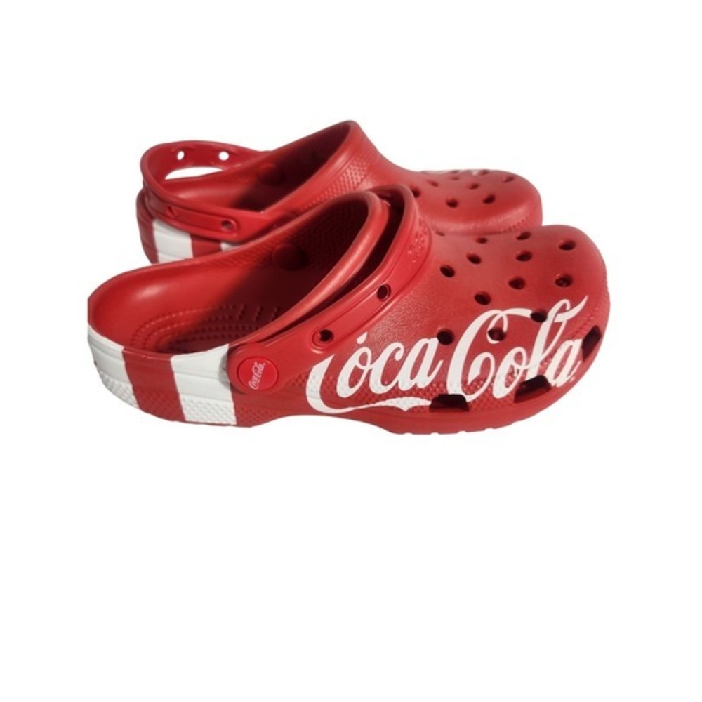 Crocs Coca Cola Classic Clog Red White W-8 M-6 New - Picture 3 of 7